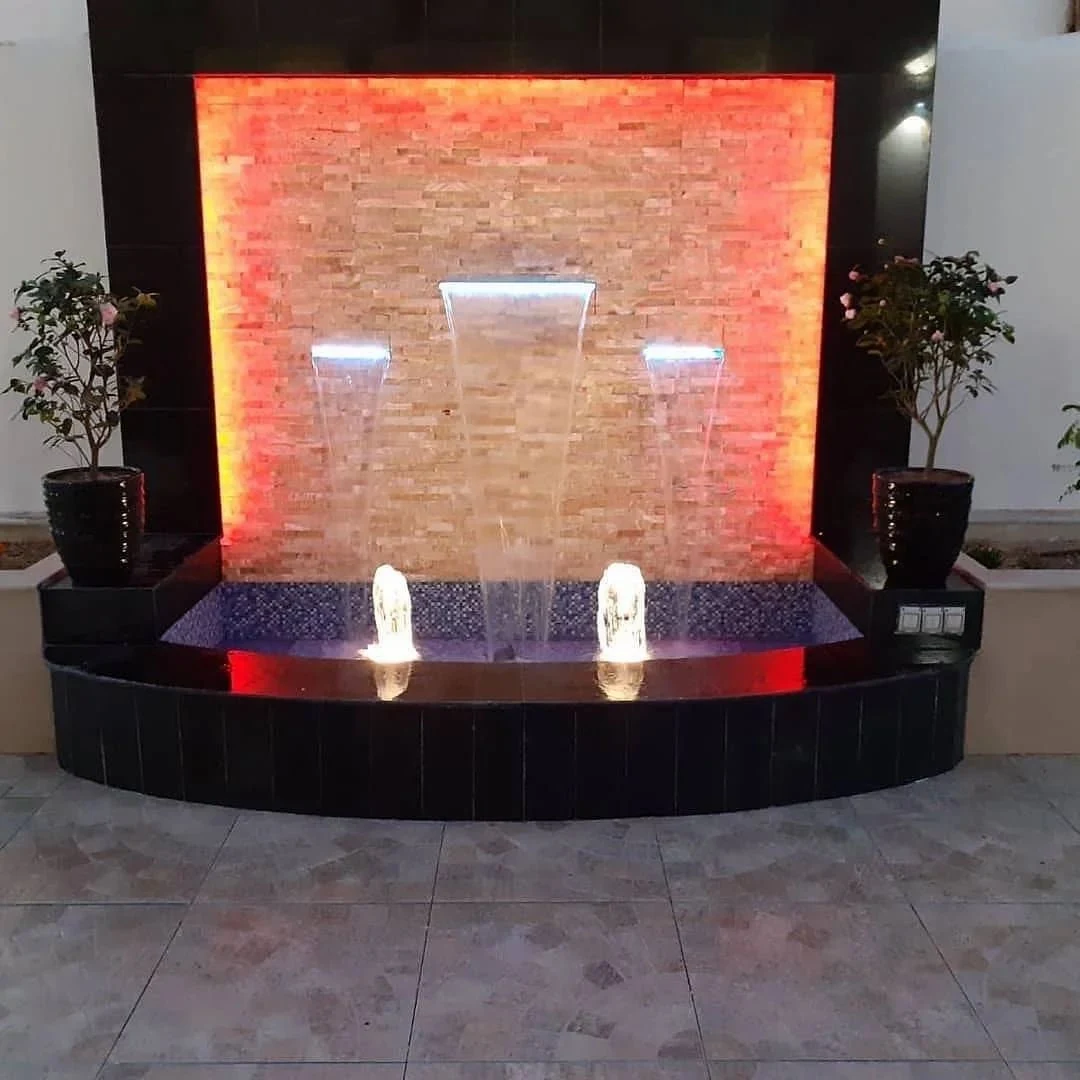 تصميم شلال جداري ونافورة - مشروع 34